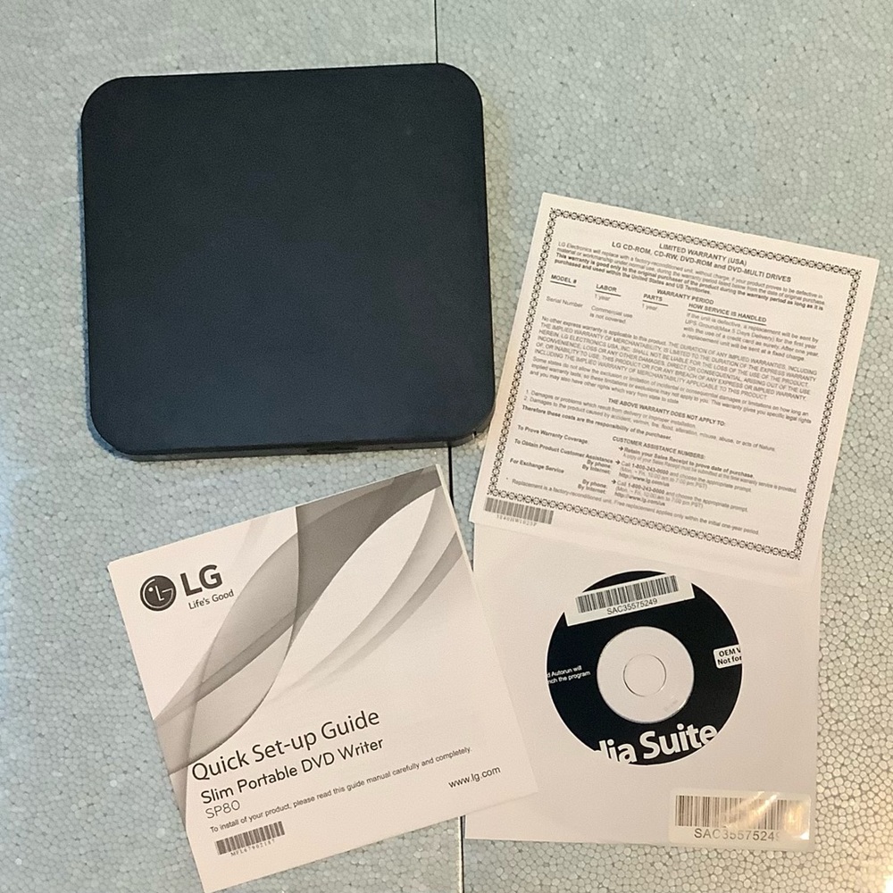 LG Slim Portable DVD Writer